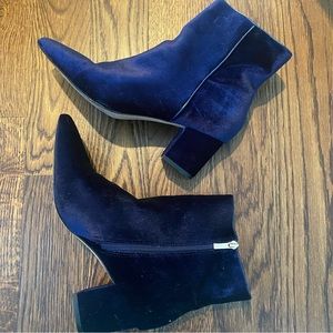 Blue Velvet Boots Steve Madden